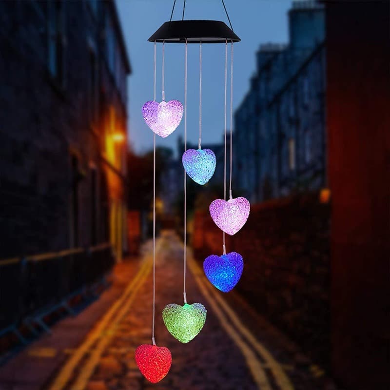 Solar Wind Chime Light Garden Decorative Light Spot Wholesale