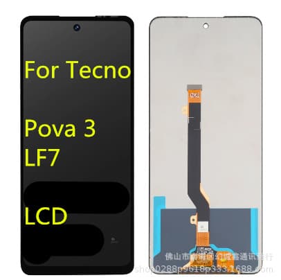 Suitable for Tecno Pova 3 mobile phone screen assembly Infinix LF7 LCD LF7n display LCD