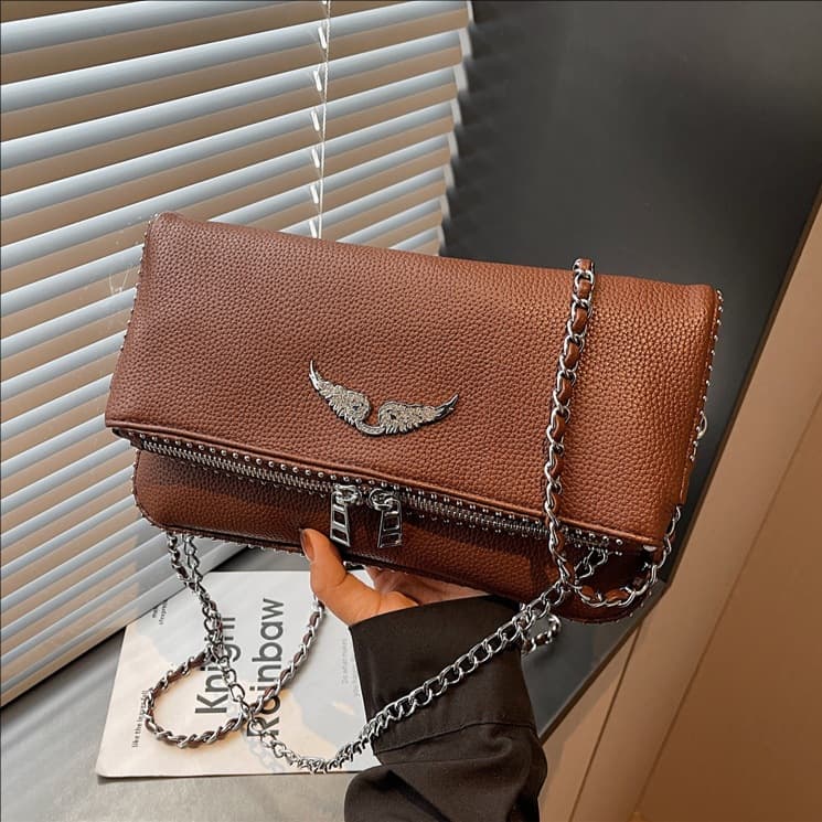 Cross-border Luxury Small Square Bag for Women 2026 New Style Fashionable Minimalist Chain Bag Premium Shoulder Bag Retro Crossbody Bag