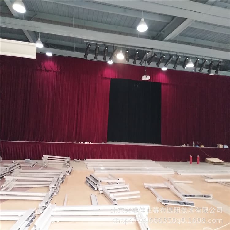 Dongzhimen Theater Performance Screening Curtain, Flame-retardant and Fireproof Screen, Conference Background Screen, School Auditorium Screen