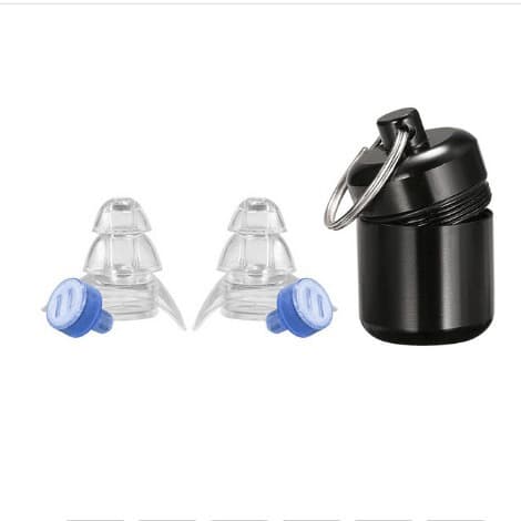 Noise Reduction Sound Insulation Earplugs Concert High-Fidelity Filter Earplugs Wholesale Transparent Filter Earplugs Double Tail