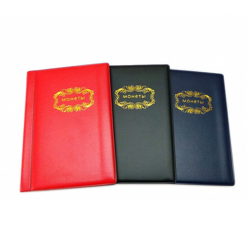 Wholesale New Russian Cover 120-Coin Collecting Album, Pocket-Sized, Russian Single-Row Coin Album