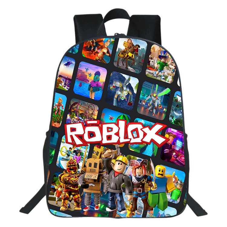 Cross-border Wholesale ROBLOX Printed Large Capacity Backpack Cartoon School Bag for Primary and Middle School Students Kindergarten 40CM