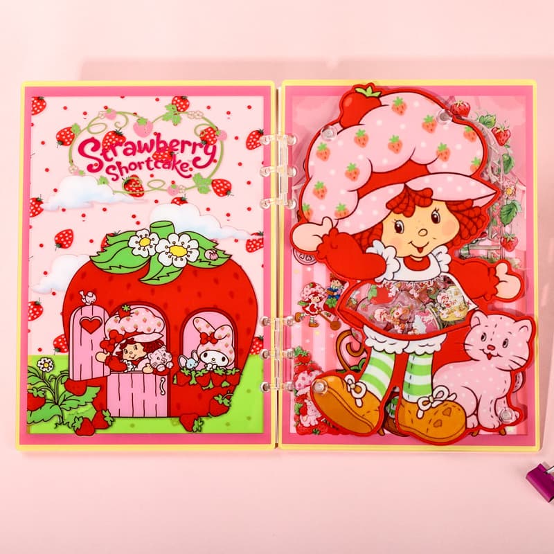 Acrylic Shake Notebook Wholesale DIY Journal A7 A5 A6 A8 Refillable Loose-Leaf Notebook Card Album Book Cover