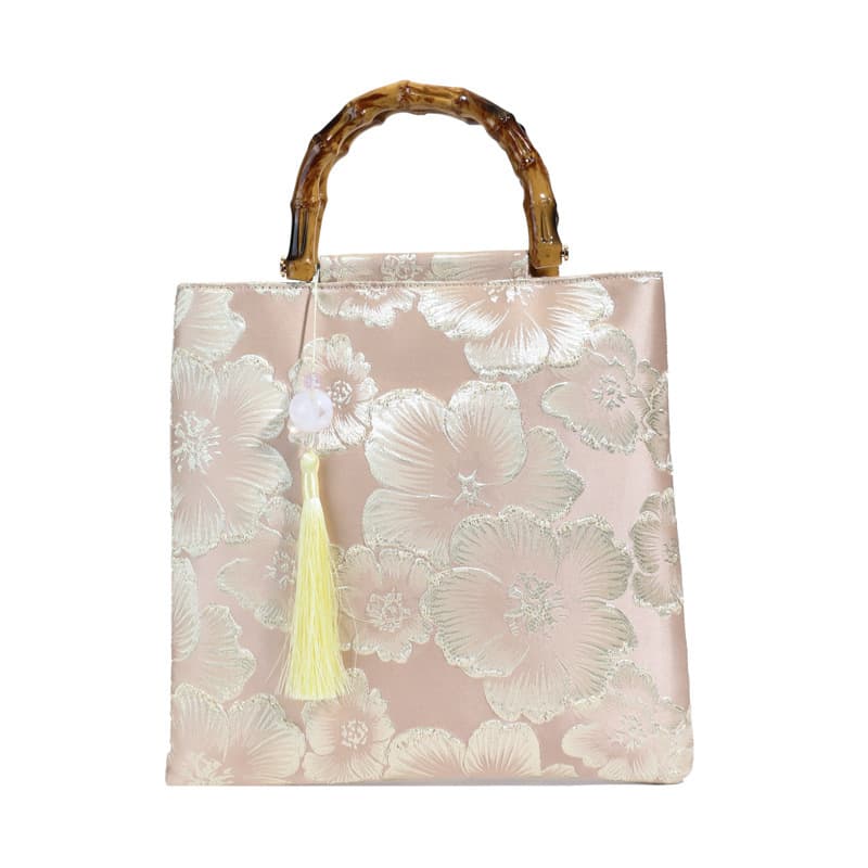 New Cross-Border Linen Slub Handbag 2024 New Women's Bag Embroidered Sequins European and American Ladies Handheld Evening Bag