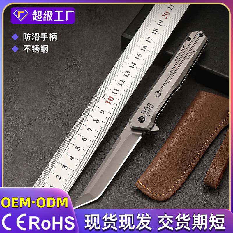 Wholesale Stainless Steel Self-Defense Knife Outdoor Folding Knife High Hardness Quick Opening Camping Folding Knife M390 Portable Tactical Knife