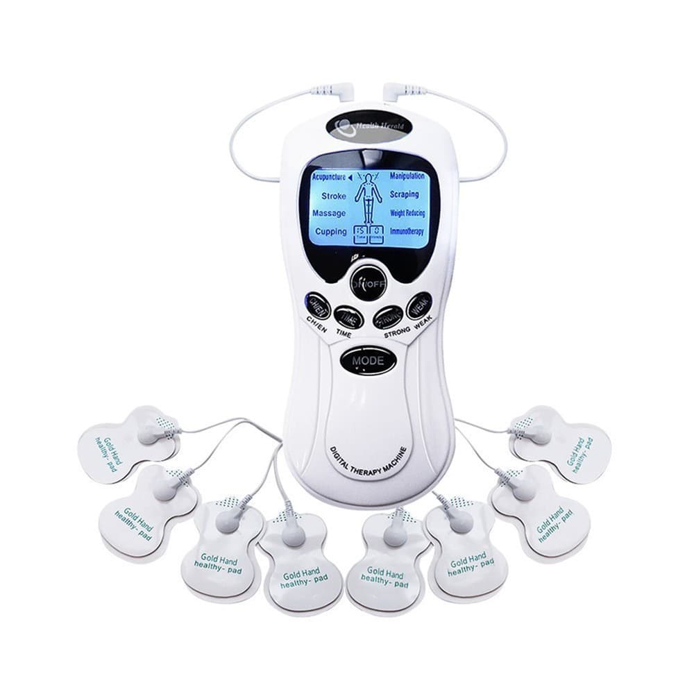 Meridian Pulse Dual Output Blue Screen Handheld Mini Multi-Function Massager Wholesale Portable Blue Screen Dual Output