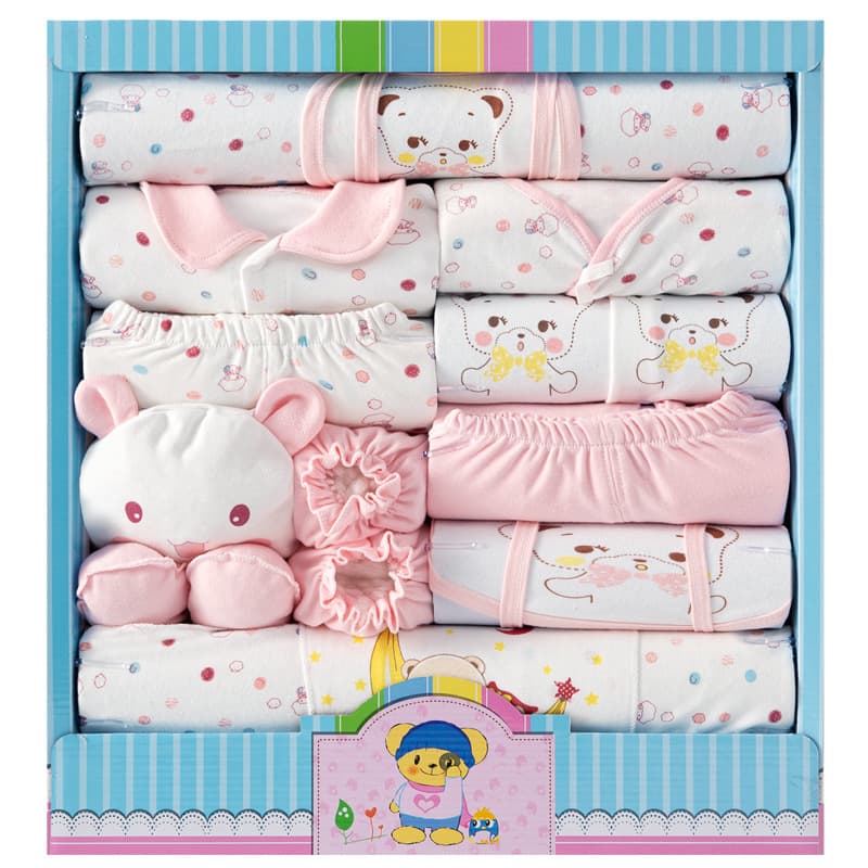 Factory Newborn Gift Box Pure Cotton Baby Clothes Set Newborn Baby Gift Supplies Collection