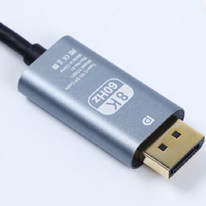 TYPE C to DP Male to Male High-Definition Data Video Cable for Gaming Computer Monitor 8K 4K High-Definition Adapter Cable