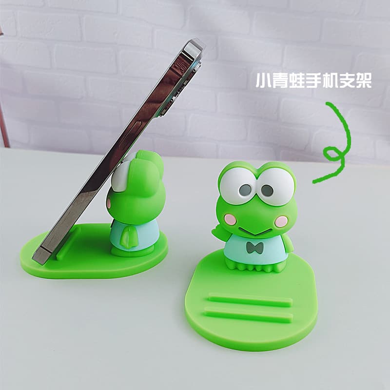 PVC Soft Rubber 3D Phone Stand, Creative Gift, Personalized Cartoon Figurine Desktop Lazy Phone Holder