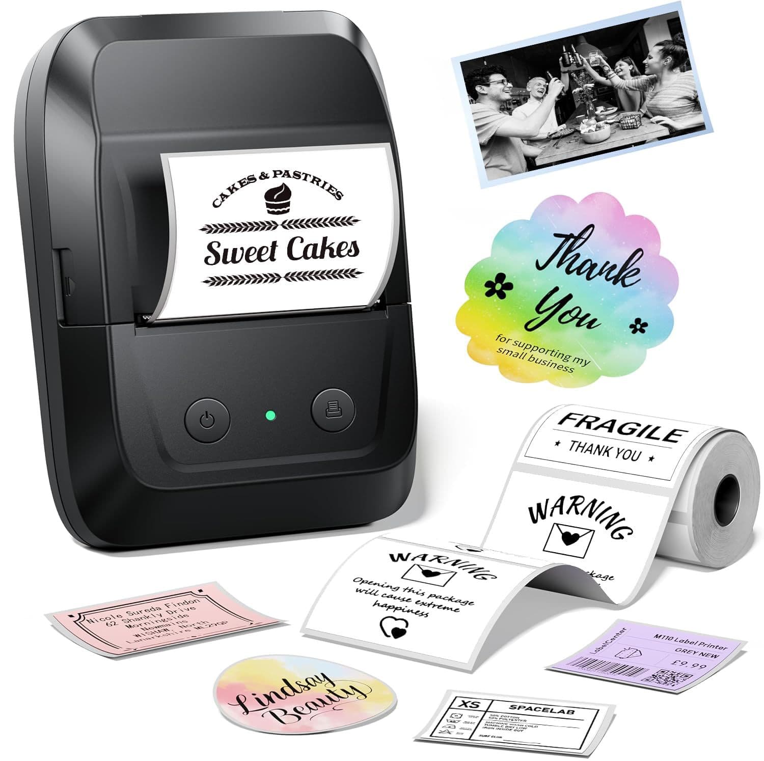 Phomemo Thermal Printer Clothing Tag Barcode Printer Cross-border Commercial Price Label Printer