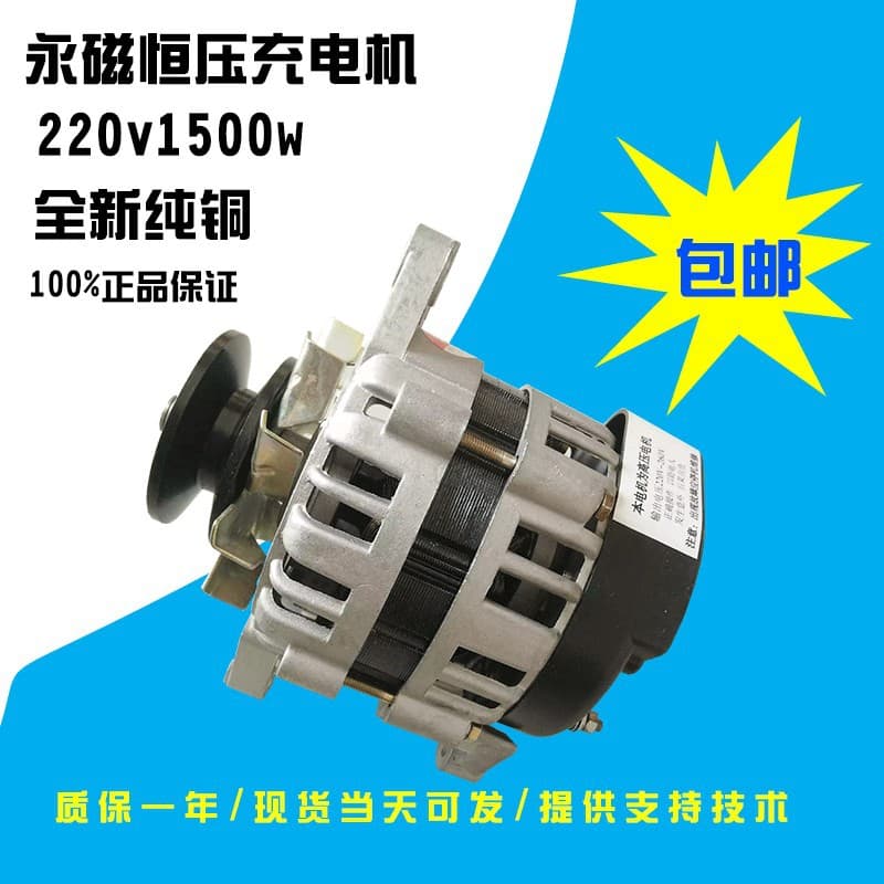 Brand new small permanent magnet brushless 48V 220 volt 1500 watt high power household lighting alternator