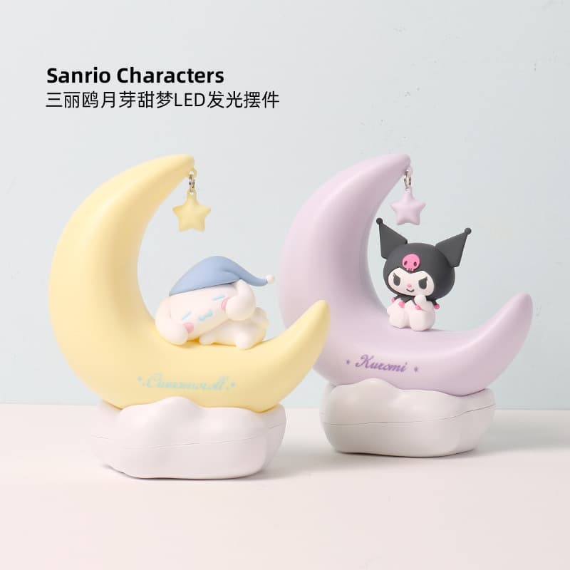 MeiTu YouPin Sanrio Moonbud Sweet Dream Glowing Ornaments Yuxi Dog Kolumi Night Light Qixi Birthday Gift Creative Lighting
