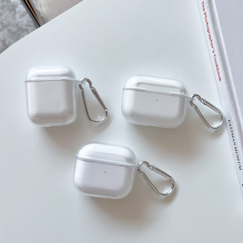 Transparent TPU Soft Case for AirPods 3/2nd Gen, Compatible with Apple AirPods Pro 2, AirPods Pro 3