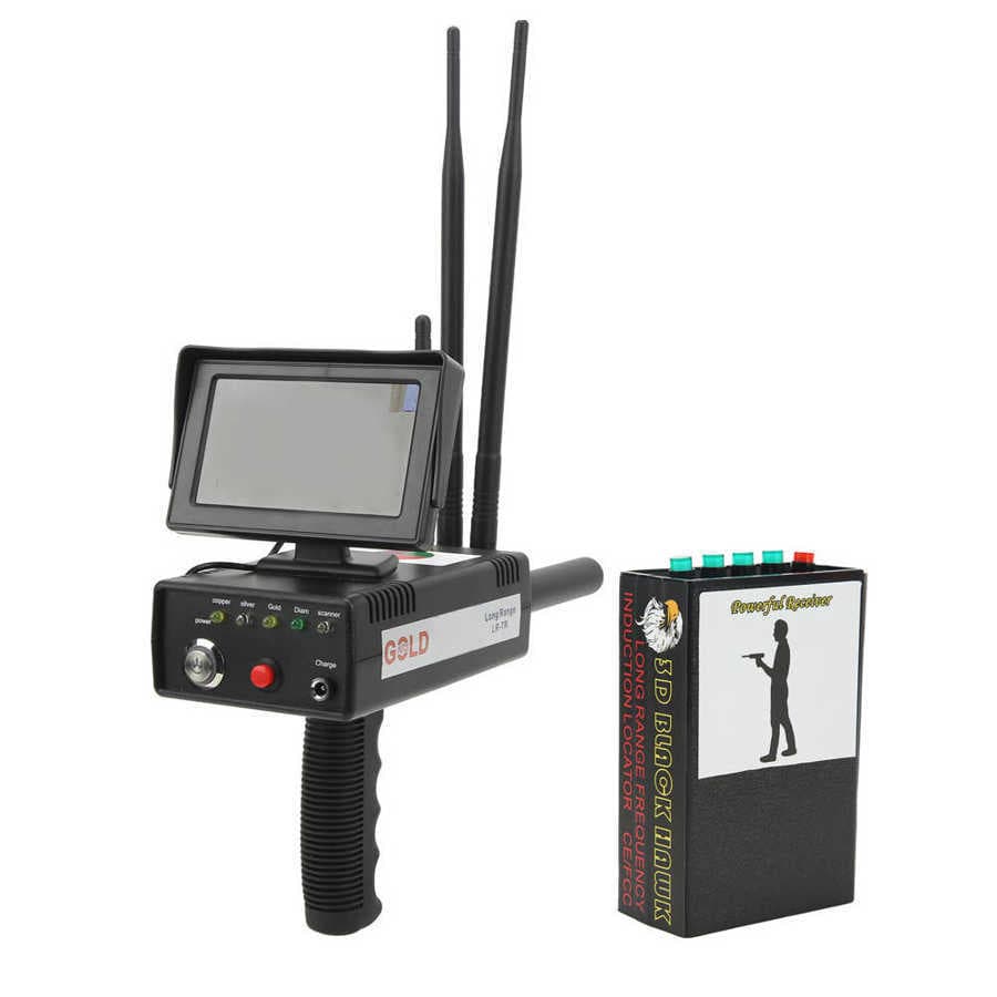 Upgraded Sound-Indicating Visual Remote Treasure Detector, High-Precision Outdoor Gold, Silver, and Copper Search Instrument