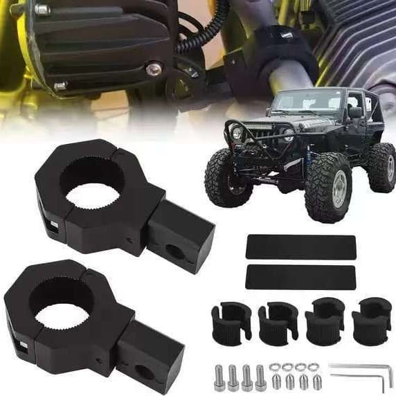 Universal Off-Road Vehicle Bracket, Clamp Bracket, Universal Bracket, Wrangler Work Light Bracket, Multi-Angle Bracket