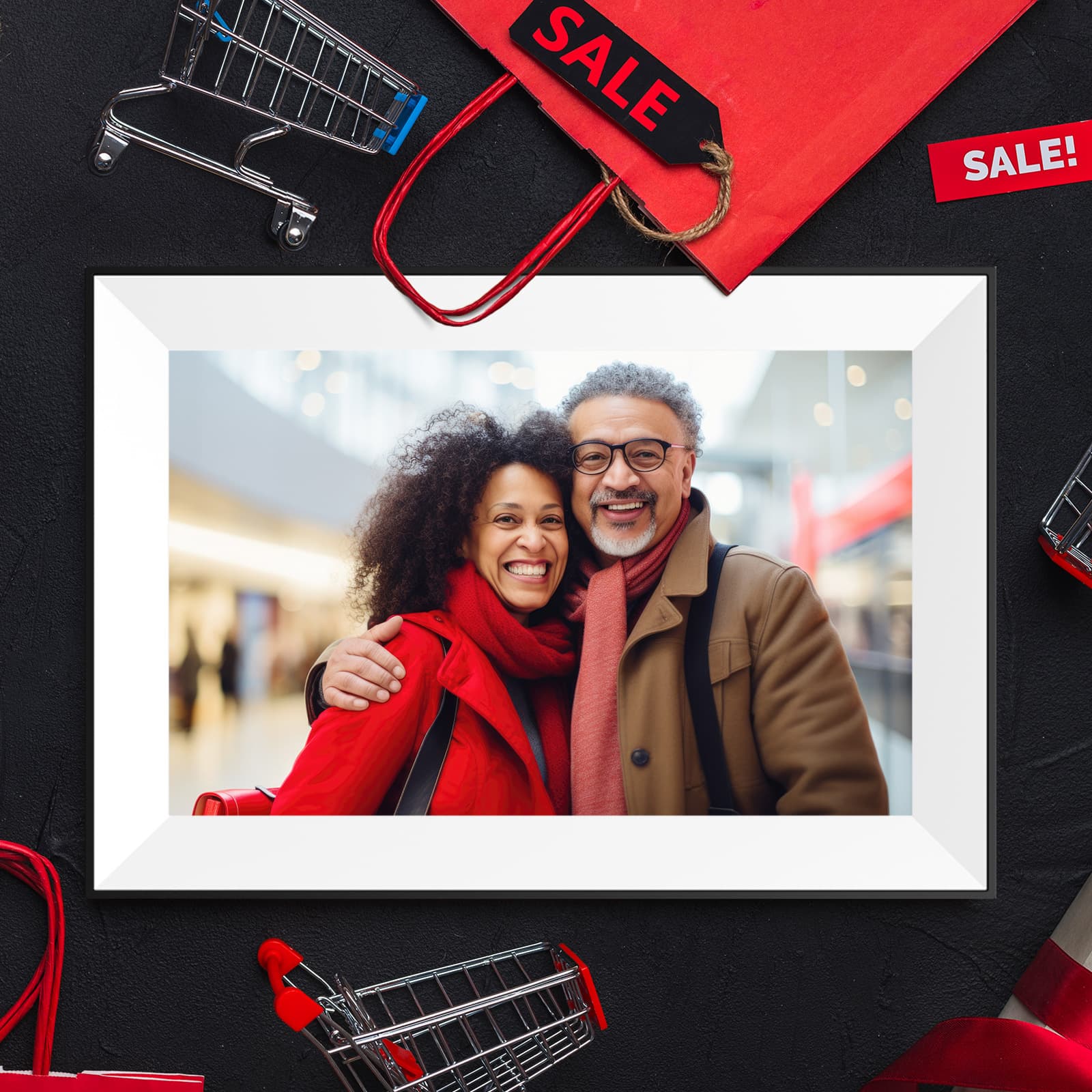 10.1-inch WiFi Touch Cloud Photo Frame Uhale Christmas Digital Photo Album - Cross-border Exclusive Cloud Control