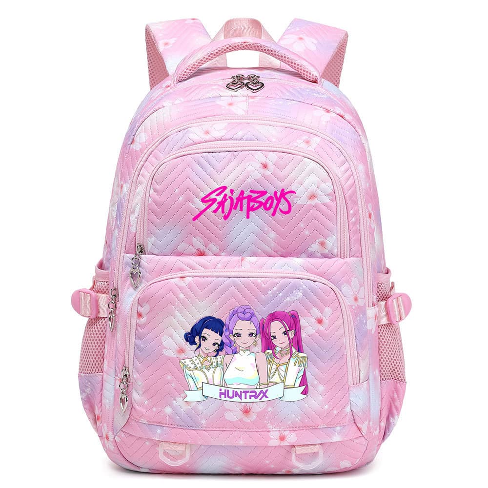 Korean Pop Kpop Demon Hunter Saja Boys Girls Kids Back to School Backpack Teen Backpack Large Capacity