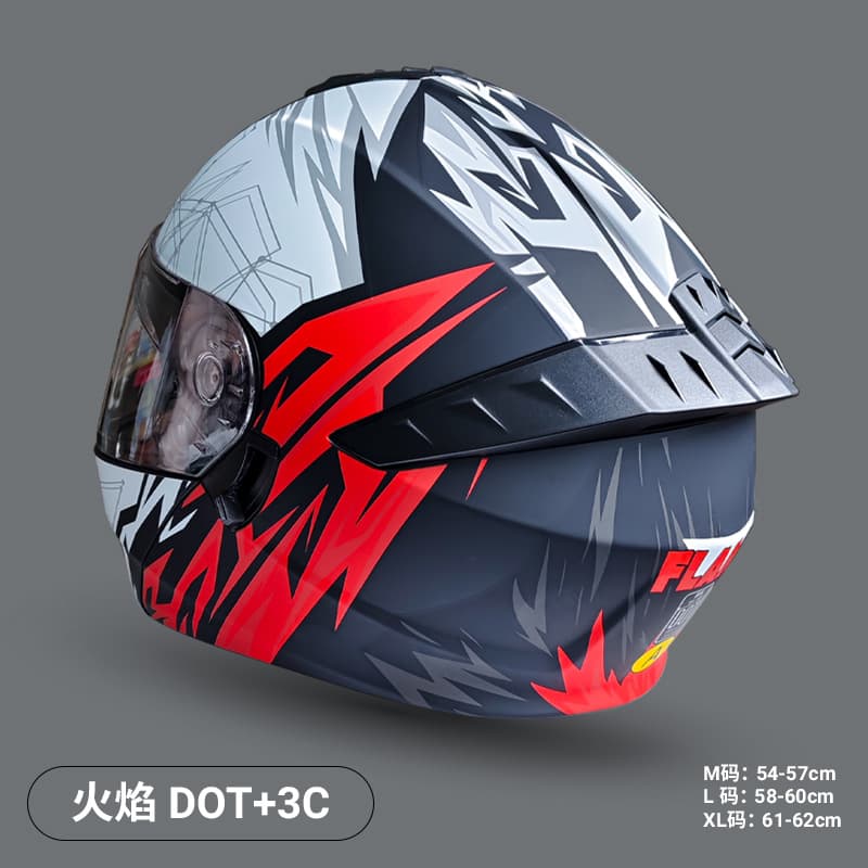 Spot new national standard 3c certified dot certified riding helmet personalized sticker face helmet motorcycle helmet