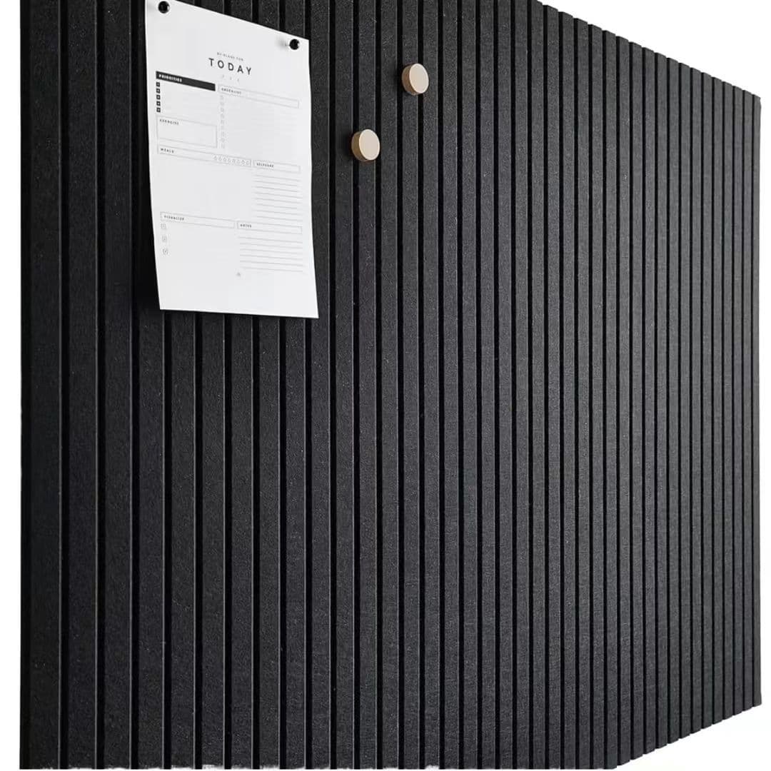 Cross-border supply of polyester fiber sound-absorbing panels vertical stripes wall decoration felt board wall stickers self-adhesive background wall indoor
