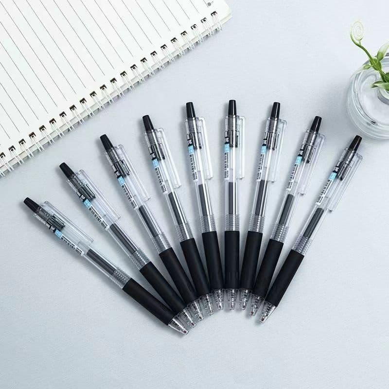 Exam Pen ST Tip Retractable Gel Pen 0.5mm Gourd Tip Black Pen Student Exam Pen Boxed Gel Pen Wholesale