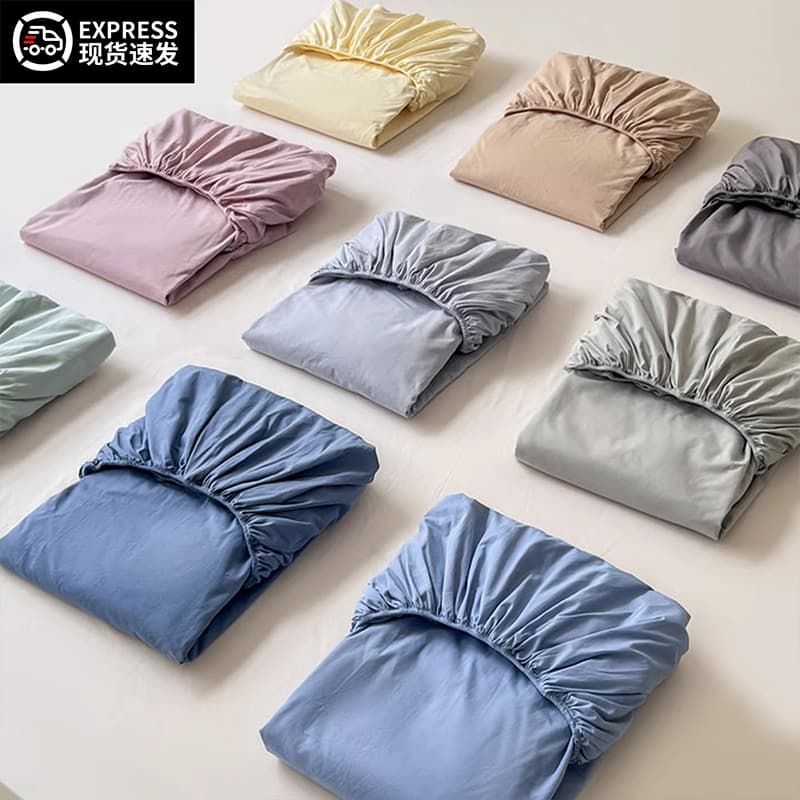 Cross-border AliExpress fitted sheet single piece bed cover 2025 new all-inclusive mattress protector bed sheet cover for all seasons