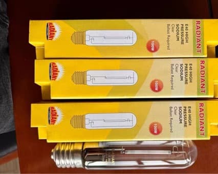 100W high-pressure sodium lamp export Radiant E40