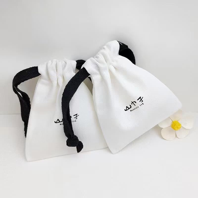 New Korean Ins Style Canvas Bag for Cosmetics Samples, Perfume Gifts, Eye Mask, and Dust Bag