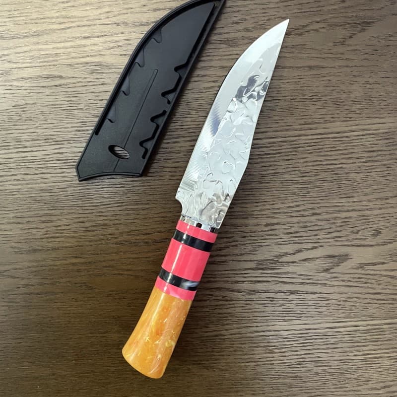 Outdoor meat-eating knife butchery sharp boning butcher knife stainless commercial home barbecue convenient meat-eating knife meat cutting knife