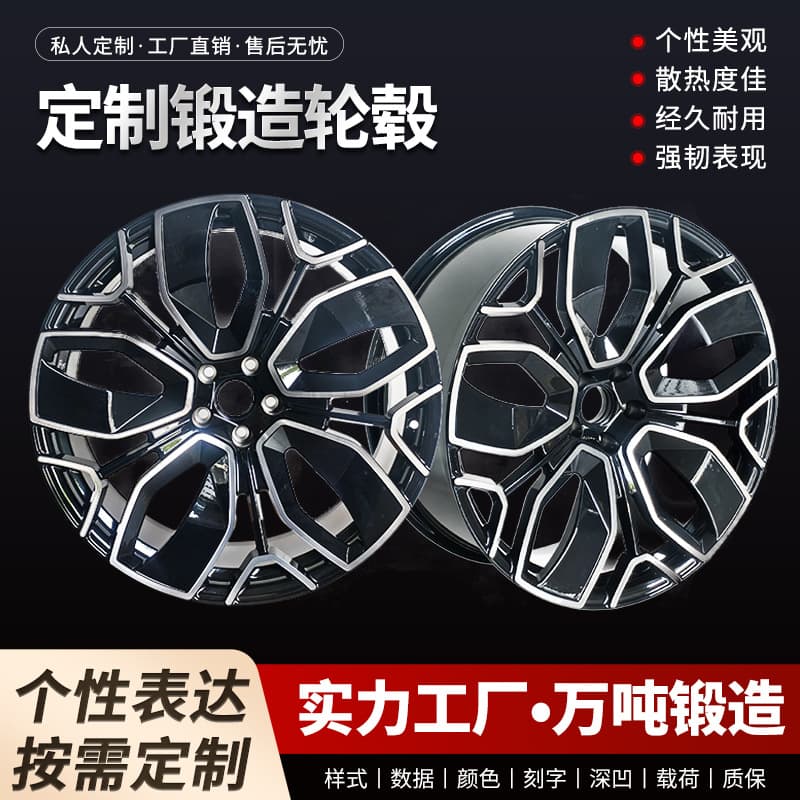 Forged wheel rims suitable for Audi A7, Range Rover Evoque, BMW, Porsche Panamera wheel modification