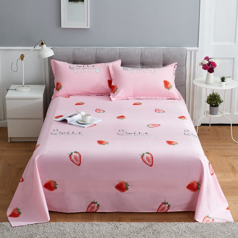Brushed Cotton Flat Sheet Bedding Single Double Bed Sheet Student Dormitory Sheet Drop Shipping Wholesale
