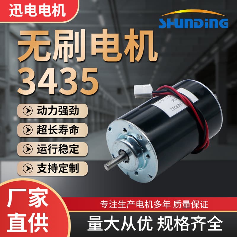 Brushed DC Motor 3435 Micro DC Motor 12V High Speed High Power Adjustable Speed Motor Air Pump Motor