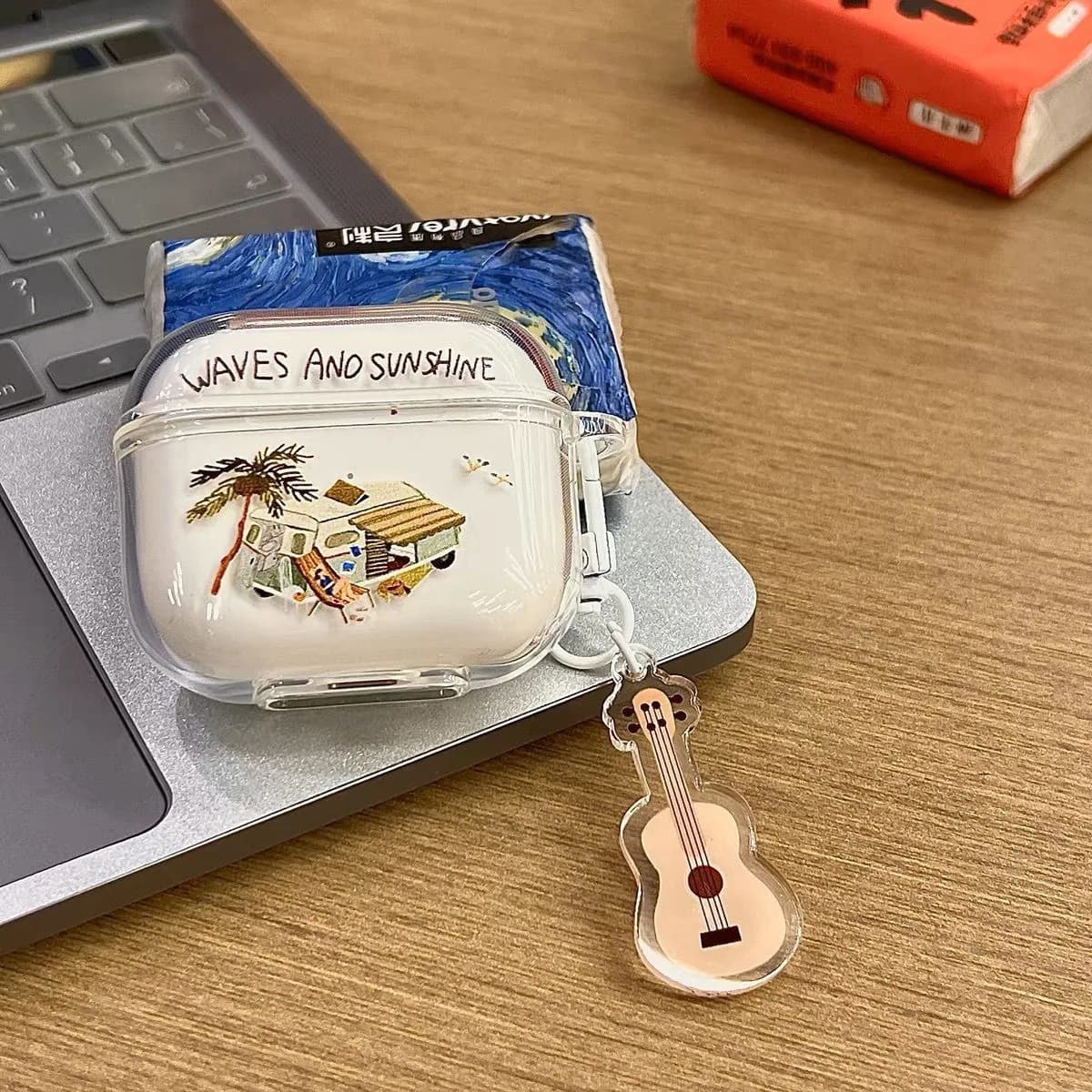 Ins Style Vacation RV Case for AirPods 2/3, Compatible with Apple Bluetooth Pro Protective Cover New 3rd Gen
