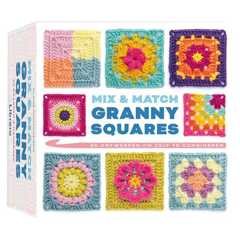 New Beautiful Granny Crochet Card 50 The Granny Square Card Deck