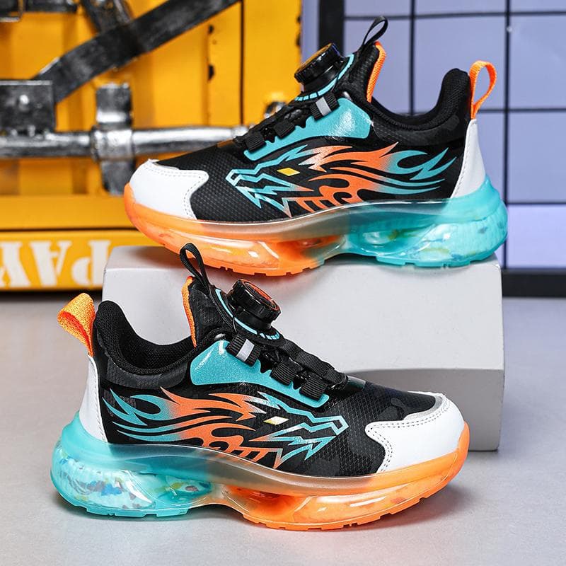 Children's Shoes Autumn New Arrival Waterproof Leather Running Shoes Casual Anti-Slip Boys' Sports Trendy Dad Shoes for Middle and Older Kids