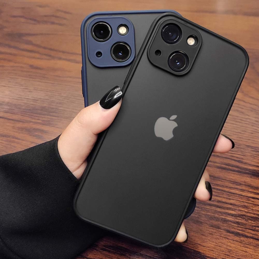 Compatible with iPhone 17 Case, Soft Touch Frosted Anti-Drop Full Coverage for iPhone 15, 16 Pro Max Semi-Transparent Protective Cover