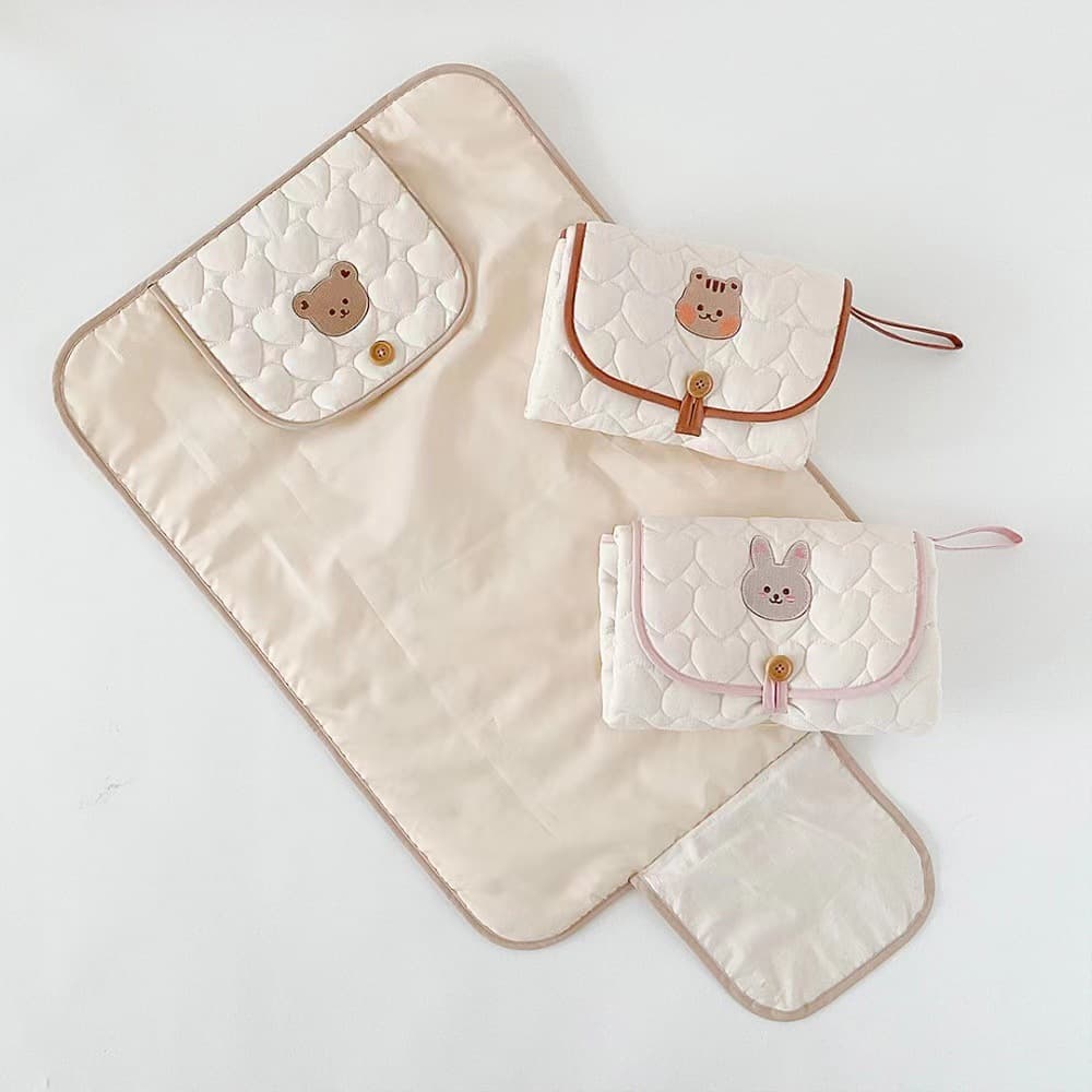 CPC Portable Waterproof Baby Changing Pad Easy-to-Clean Diaper Mat Multi-Purpose Eco-Friendly Baby Cushion