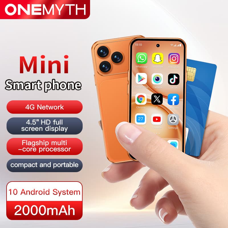 New A19Pro Mini Android Smartphone 4.5-inch Screen Google Play Student Phone Mini Backup