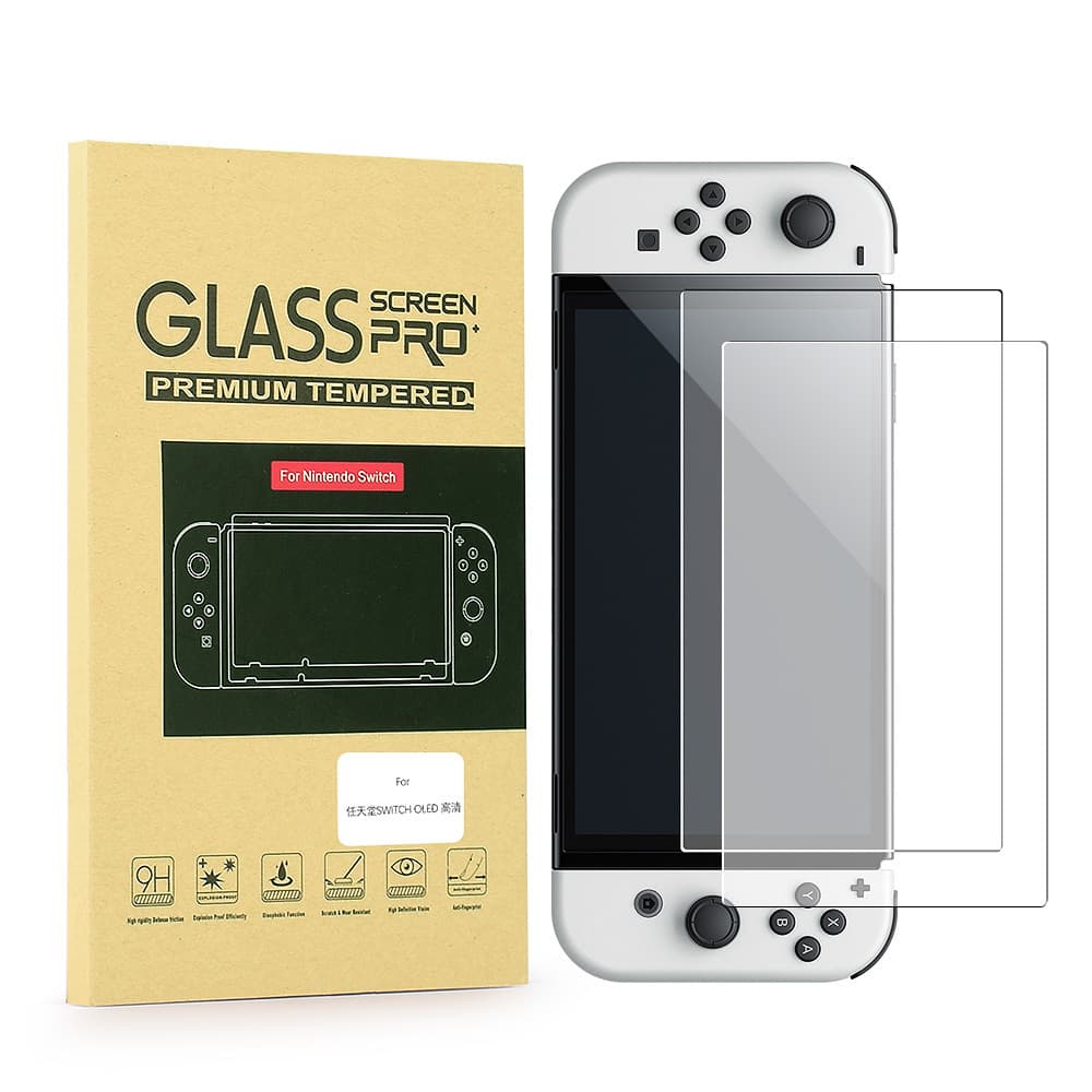 Cross-border suitable for NS oled screen protector SWITCH OLED host tempered glass film wholesale spot