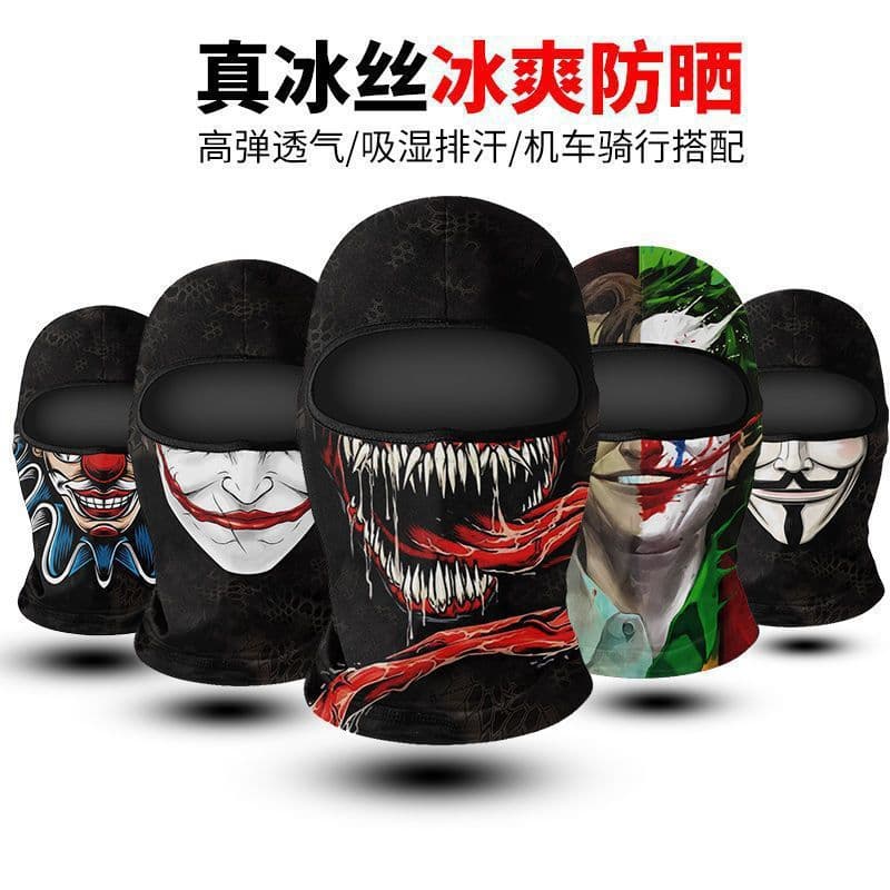 Quick-dry headwear for men, summer cycling face cover, full-face fishing motorcycle windproof outdoor sports facekinis for women.