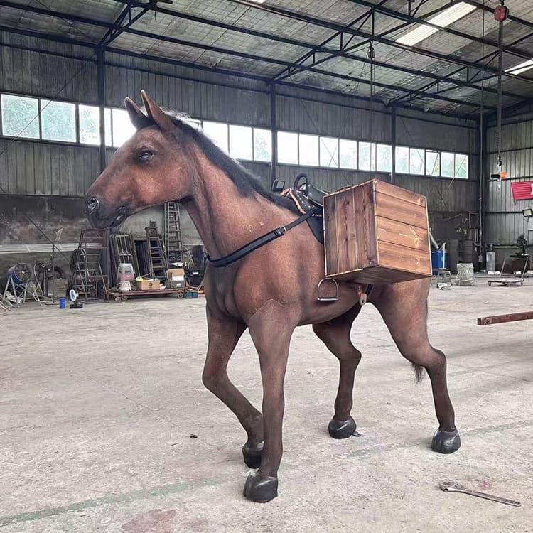 Film and Stage Bionic Walking Horse Prop Bionic Mechanical Horse Exhibit Source Factory