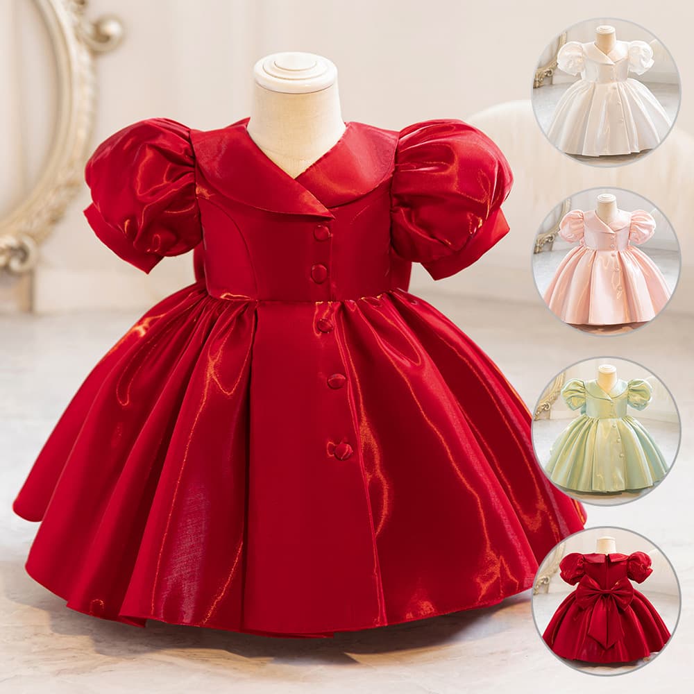 Children's Formal Dress, Baby Girl Birthday Party Dress, Summer Tutu Dress for Festivals, Performances, and Flower Girls