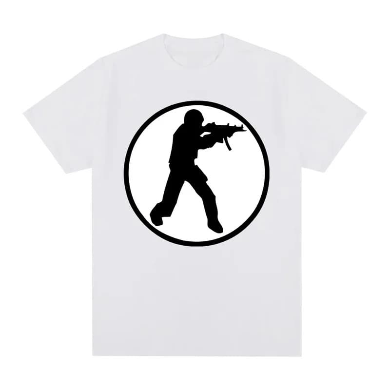 【Cross-border EU Size】2026 Summer New Style Counter Strike LOGO T-Shirt