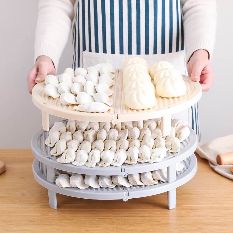 Foldable dumpling curtain pasta single-layer cover mat household dumpling placemat cover curtain tray for dumplings