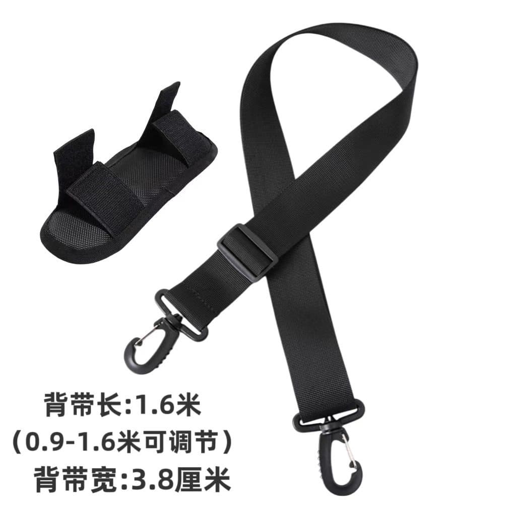 Crossbody Bag Single Shoulder Strap with Shoulder Pad, Pressure-Relieving, Adjustable, for Computer Bag, Luggage, Travel Bag, Nylon Strap