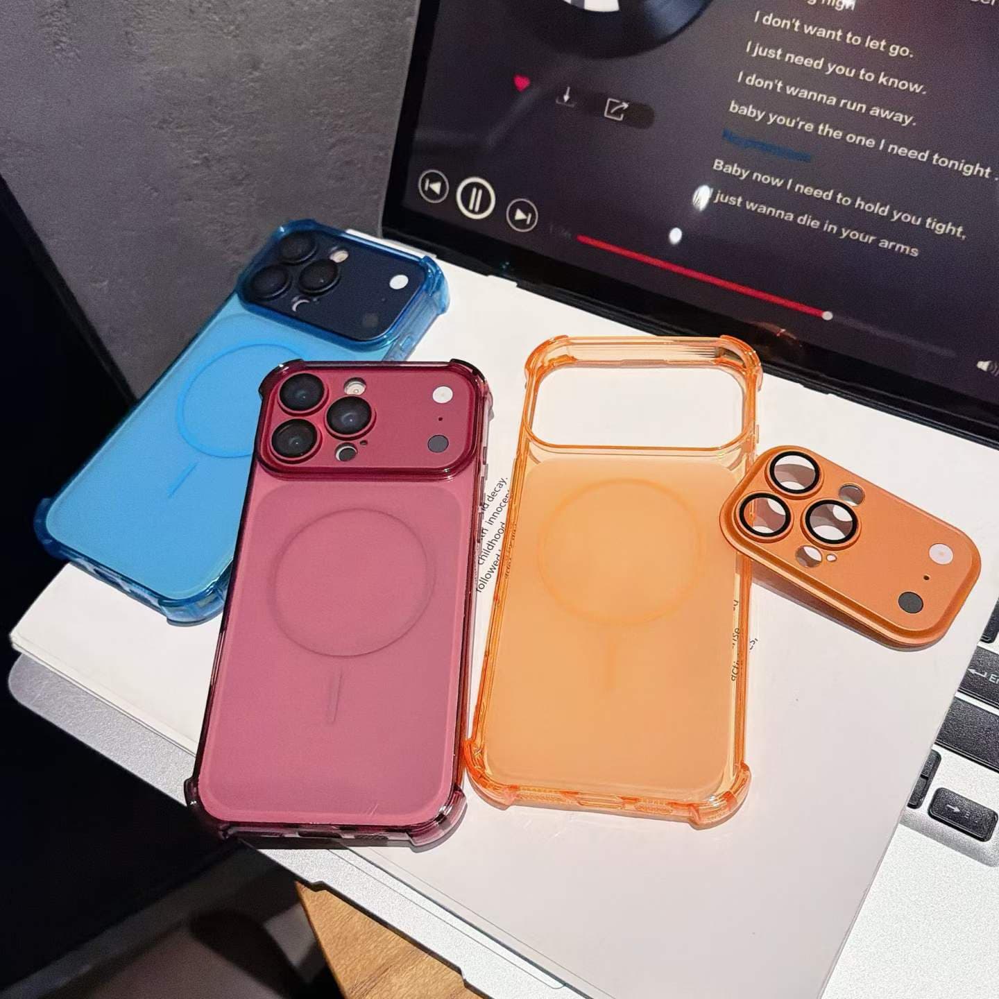 Instant Transform Case for iPhone 18 Pro Max, Apple 16 Detachable Lens Film, 17 Four-Corner Drop-Resistant Protective Cover