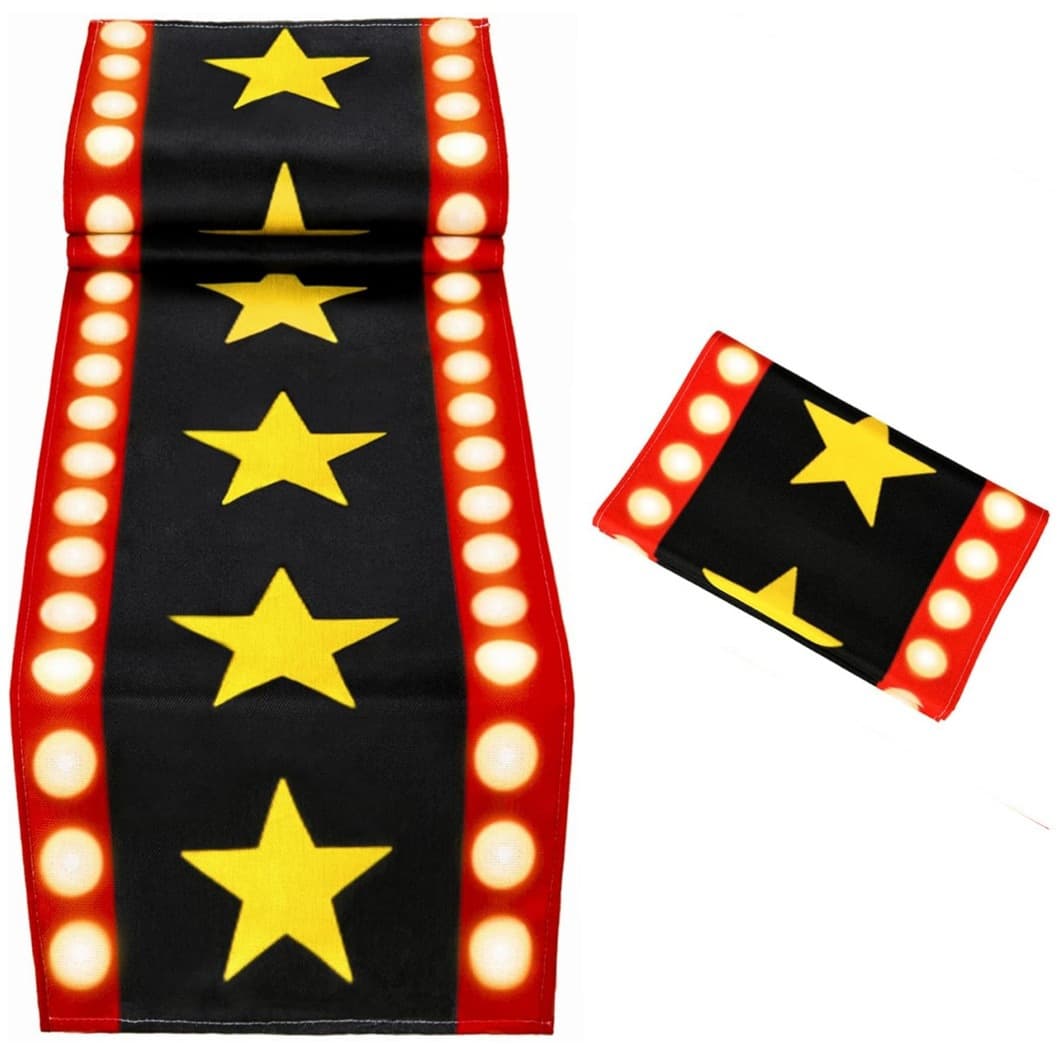 Movie Night Table Runner Amazon Movie Night Table Runner Tablecloth Home Theater Decor