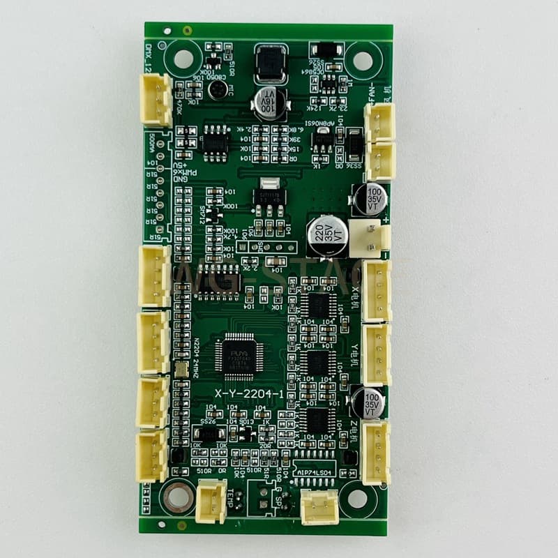 XY-2204 19X12W LED Moving Head Zoom Light DMX Display Control Mainboard Replacement Circuit Board Spare Part