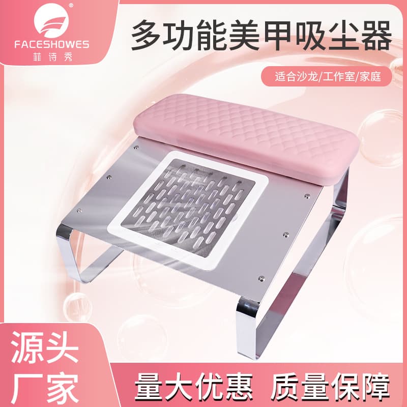 Cross-border 2-in-1 High Power Nail Vacuum Dust Collector Nail File Dust Collector 2-in-1 Desktop Nail Grinder
