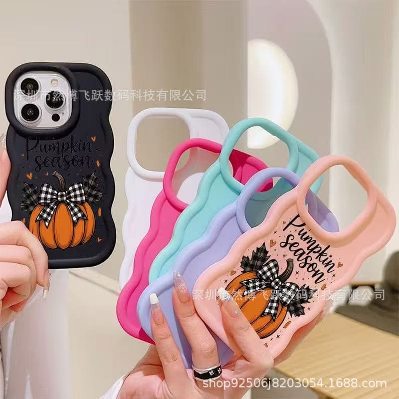 Compatible with Apple iPhone 17 Case Wave iPhone 16 Pro Max Protective Cover 15 Cross-border Drop-proof Hot New Style